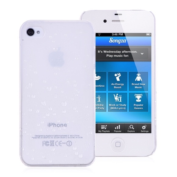 White water drop iPhone 4 case - Picture 1 of 4