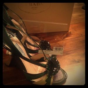 Prada rare decor heels