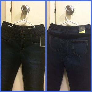 💜LOVEsick HIGH-WAISTED SKINNY: dark indigo size 7