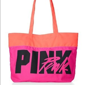 Pink Tote & Pink Towel