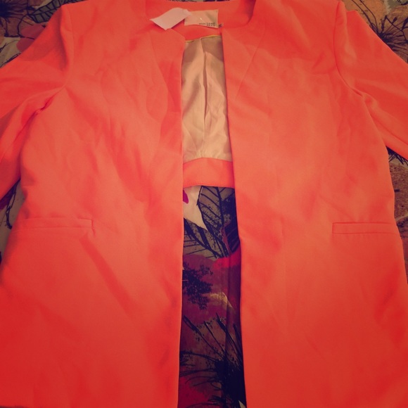 Mustard seed orange crop blazer
