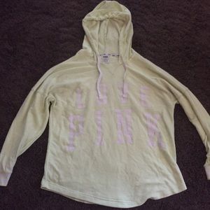 Victoria's Secret Pink Yellow Tunic Sweater