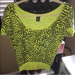 Rue21 Neon Knit Shirt