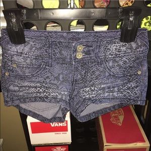 Blue Cheeky Summer Shorts