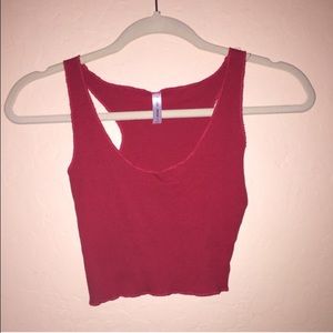 Red Crop Top