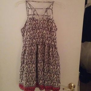 Forever 21 Floral Print Strappy Dress