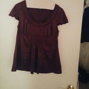 Burgundy Mossimo Top