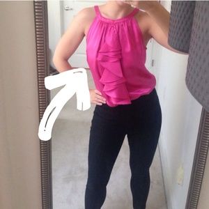 Lilly Pulitzer {Size 6} Fuchia Pink Blouse