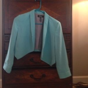 Teal blazer