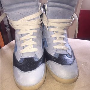 maison margiela high top sneakers