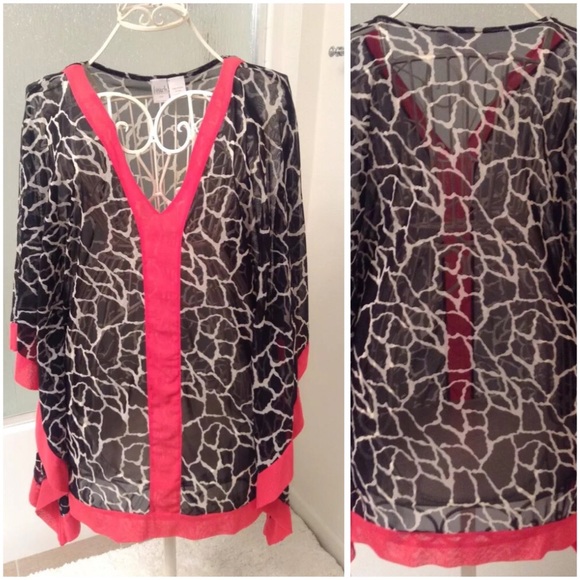 INC swim cover-up