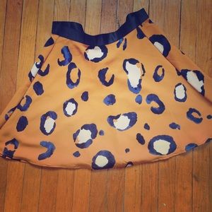 Philip Lim for Target Leopard Print Skirt Sz. 8
