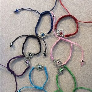 Evil Eye threaded bracelets