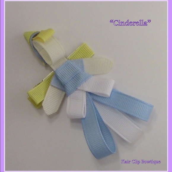 Disney inspired Cinderella hair clip