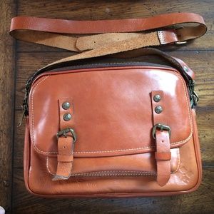 Patricia Nash Italian leather messenger purse