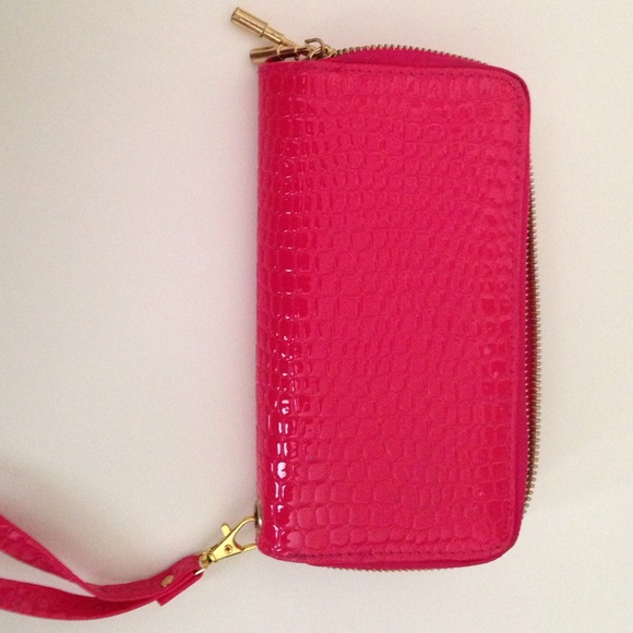 Pink double wallet