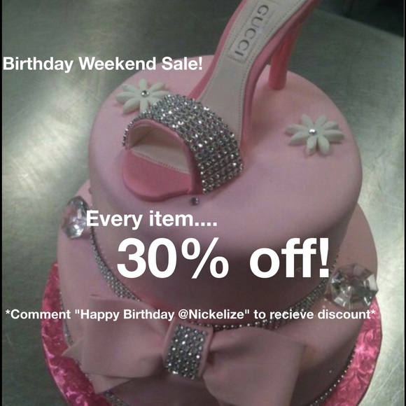 BIRTHDAY SALE! EVERY ITEM 30% OFF!!