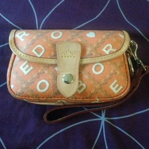 Dooney and Bourke Wristlet with Coin pouch