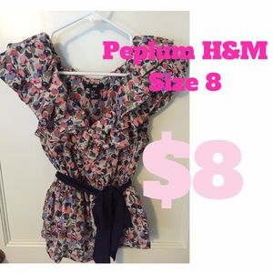 H&M Peplum Blouse