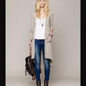 ISO free people ribbed up maxi cardigan xs/s