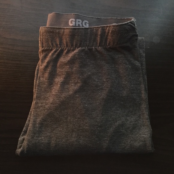 Full length grey garage leggings