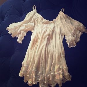 Jen's Pirate Booty White Gauze Cover Up