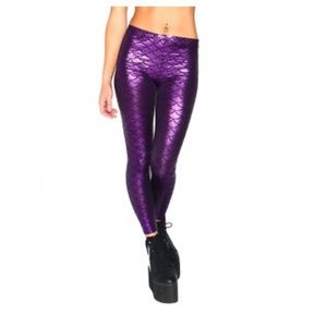 Purple Mermaid Leggings