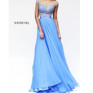 Sheri Hill Prom Dress 11151 Periwinkle ($450)