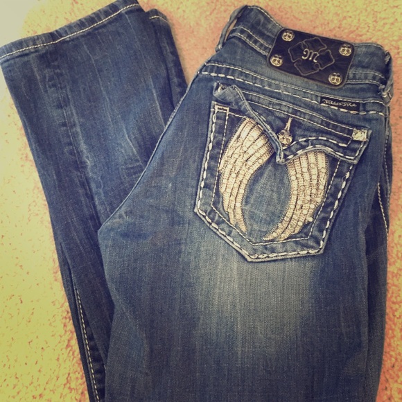 Miss me angel wing jeans: size 29