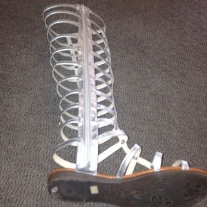 Silver Gladiator sandal