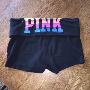 PINK yoga shorts