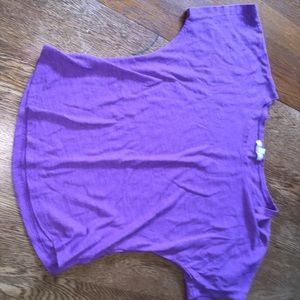 Delia's purple shirt