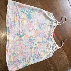 Floral tank top