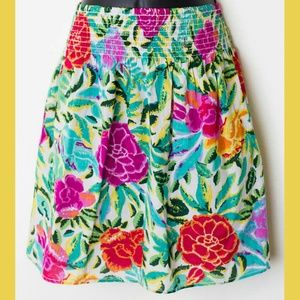 H&M LOGG Size 12 Bright Floral Skirt