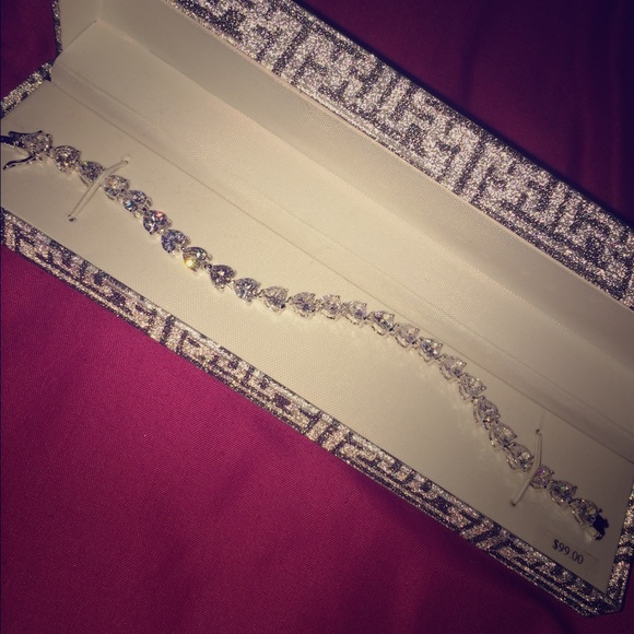 Heart Shaped Sterling Silver Bracelet