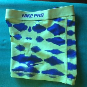 Nike Pro tie-dye shorts