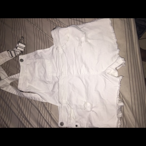 Rue 21 white overalls