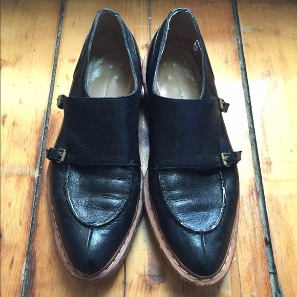 BALENCIAGA Black leather Shoes OBO