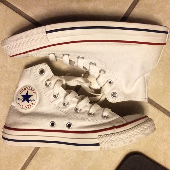 White Hi Top Converse [Chucks]