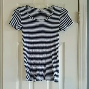 Blue striped tee