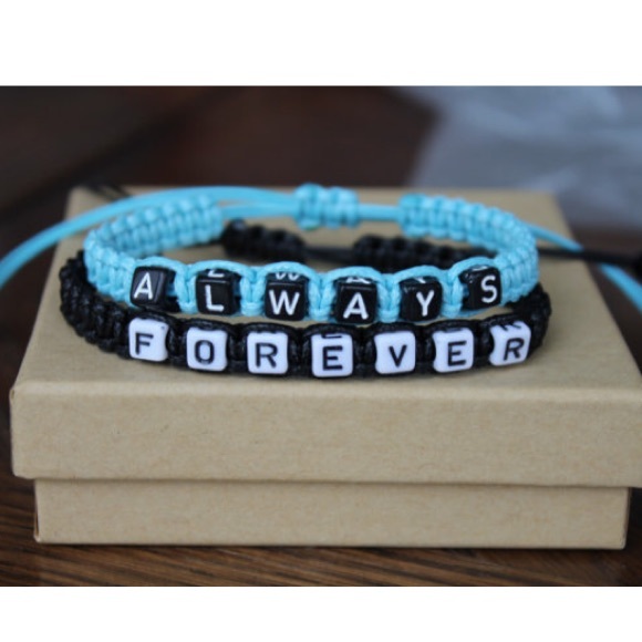 Couples Bracelet / Always & Forever / His and Hers