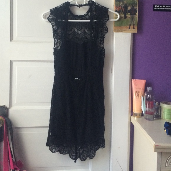 Black Fringe dress - Picture 1 of 4