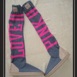 Victoria's Secret slipper boots
