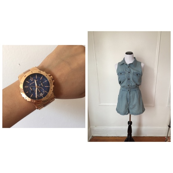 Michael Kors Accessories - Authentic Michael Kors watch + F21 romper 🎉
