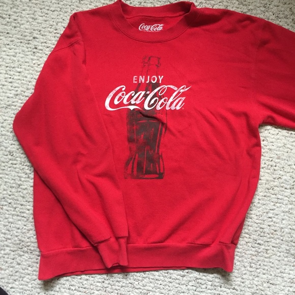 SOLD coca cola crewneck - Picture 1 of 3