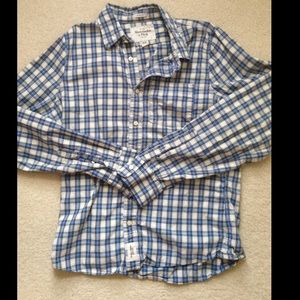 Men's Long Sleeve Abercrombie & Fitch Check Shirt