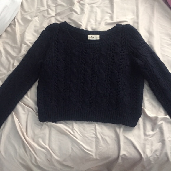 Hollister cropped sweater