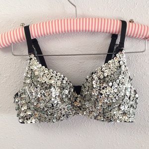Sparkly rave bra