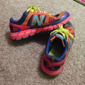 Multicolored New Balance running shoes