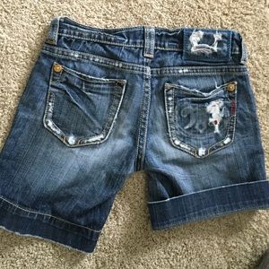 MEK denim shorts